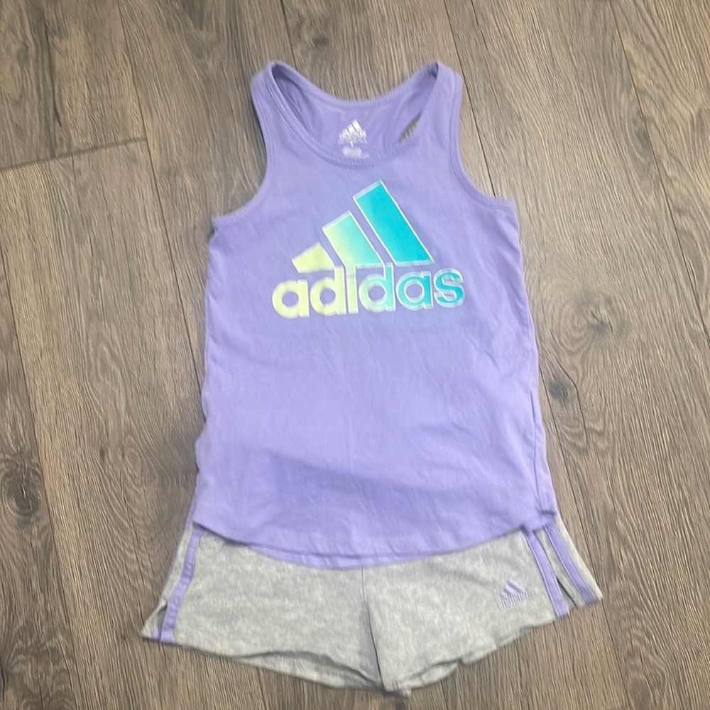 Adidas racer back set size 6 kids